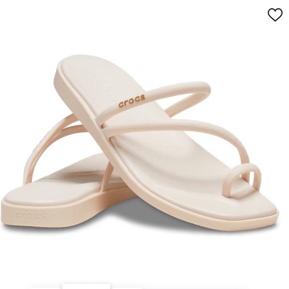 CROCS Women's Sandals in Cream - Picture 1 of 6